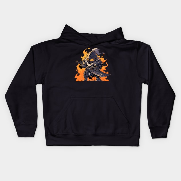 dark soul Kids Hoodie by boxermaniac